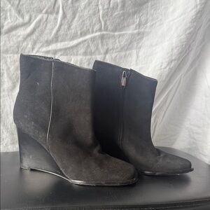 Dolce Vita Black Wedge Boots